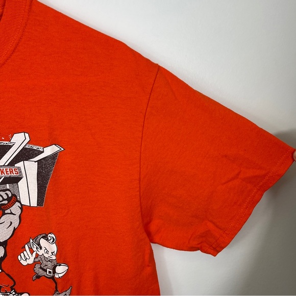Cleveland Browns Backers Tshirt Stand For The Flag Patriotic Sz M Dawg Pound - Picture 4 of 9